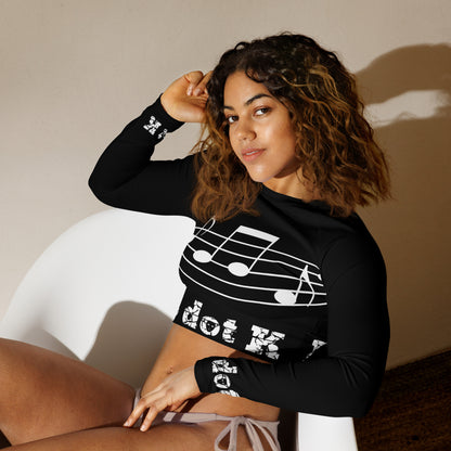 Crop-Top long-sleeve Sound - B dot K black