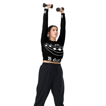 Crop-Top long-sleeve Sound - B dot K black