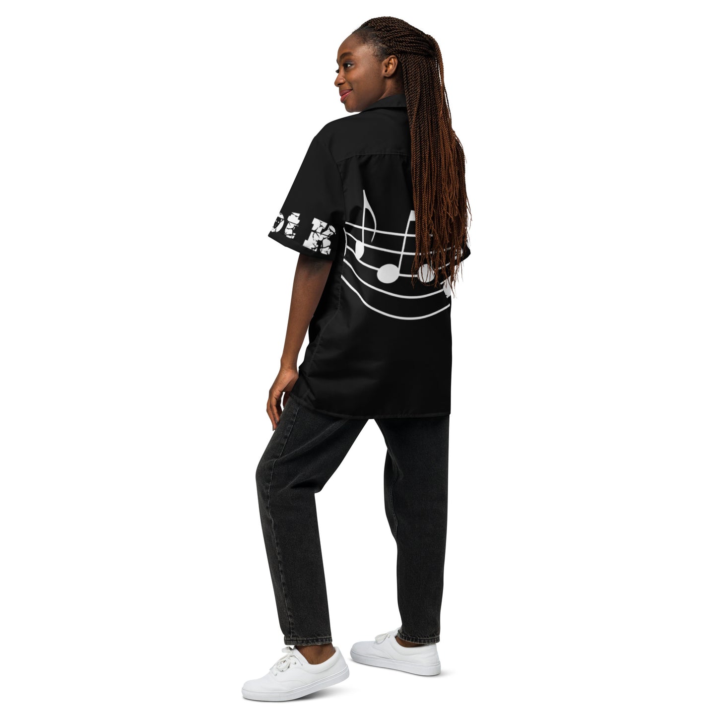 Button Shirt Rock - B dot K Unisex black