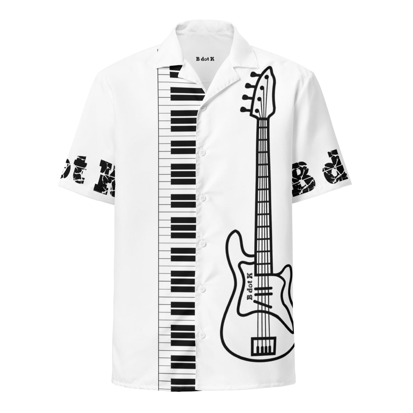 Button Shirt Rock - B dot K Unisex white