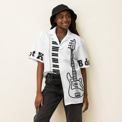 Button Shirt Rock - B dot K Unisex white