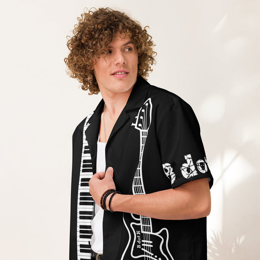 Button Shirt Rock - B dot K Unisex black