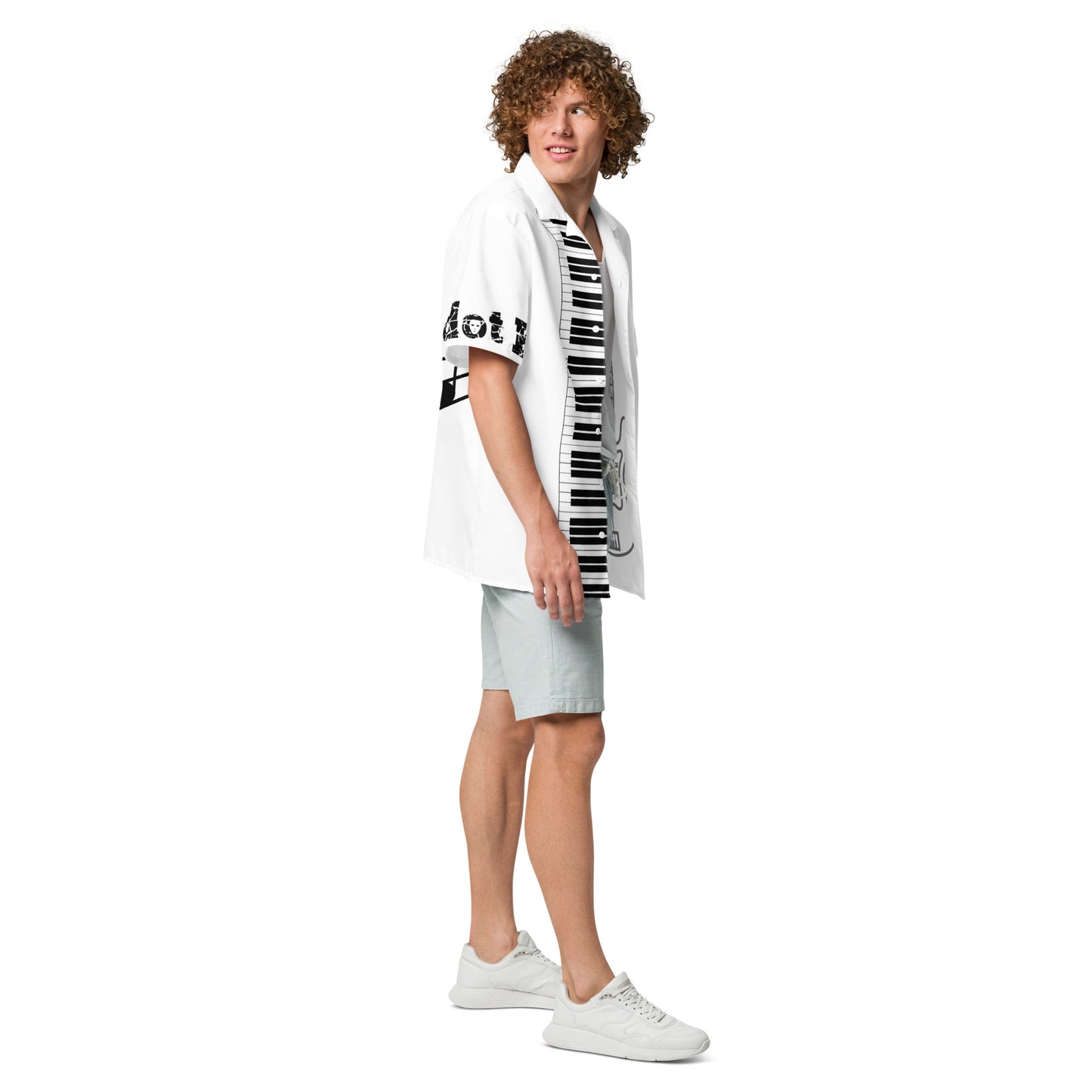 Button Shirt Rock - B dot K Unisex white