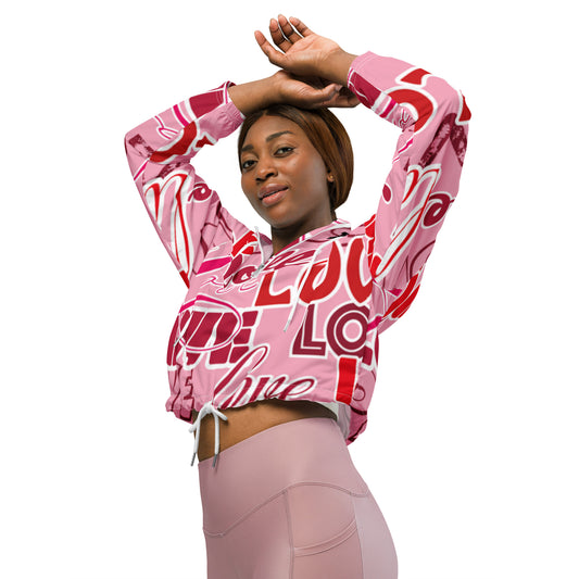 Cropped windbreaker - Love B dot K