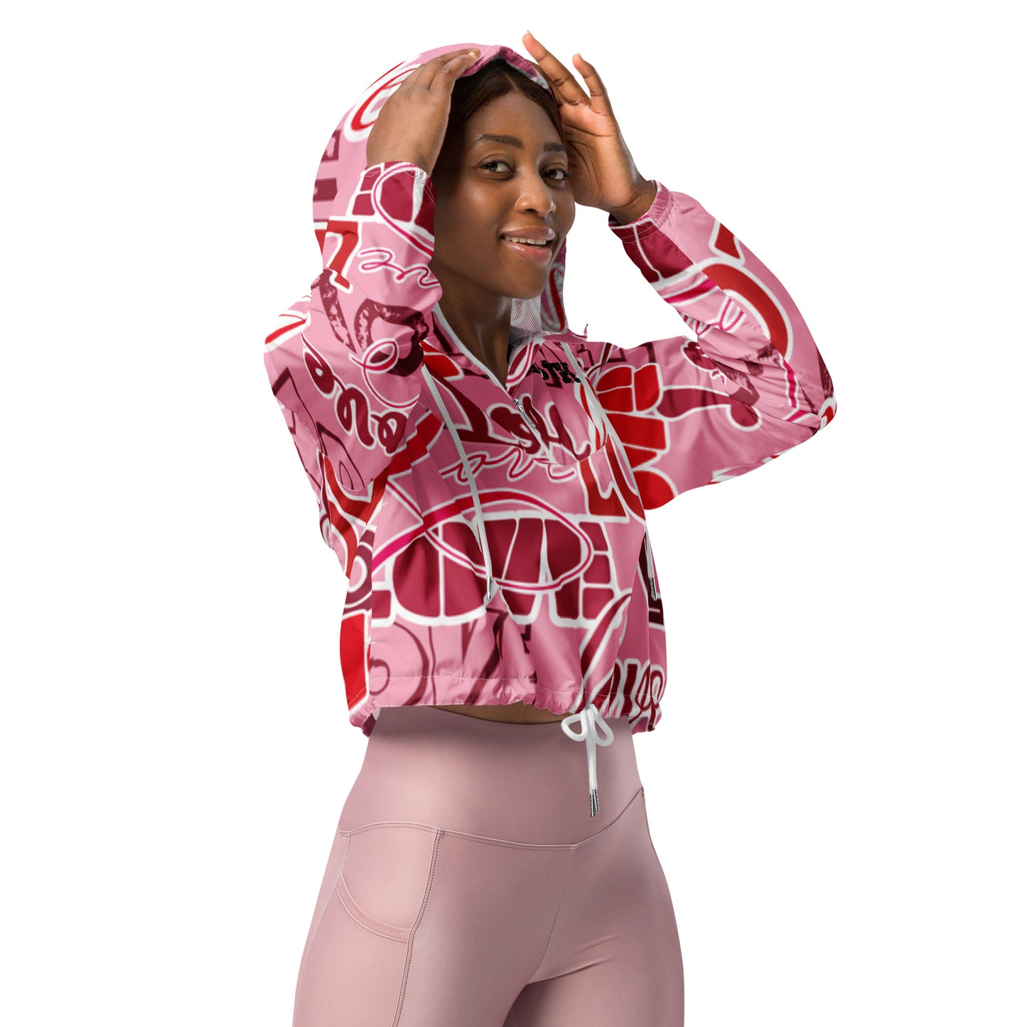 Cropped windbreaker - Love B dot K