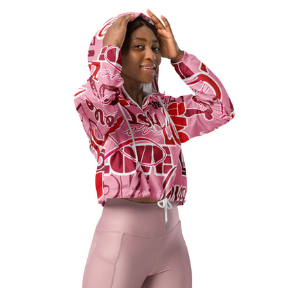 Cropped windbreaker - Love B dot K