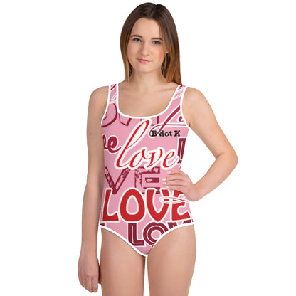 Badeanzug für Teenies - Love B dot K
