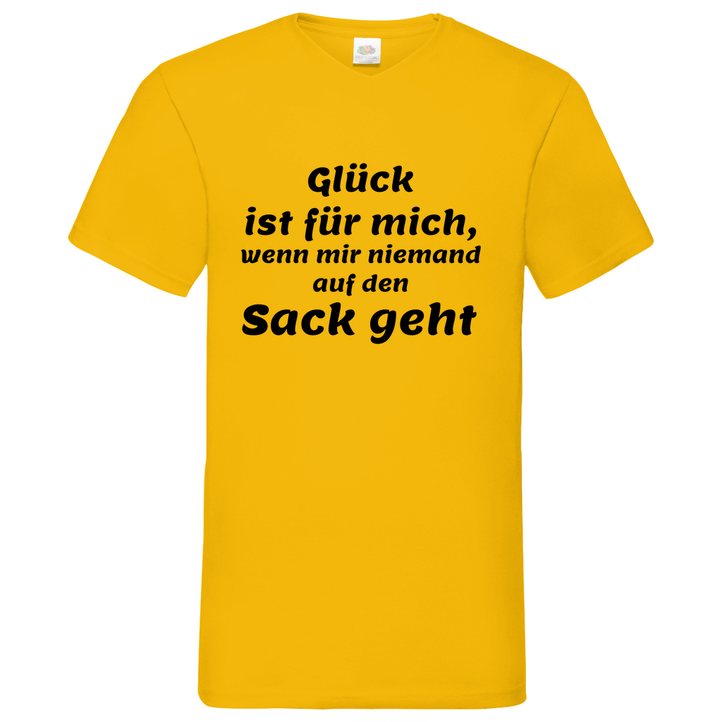 Sack - V-Neck T-Shirt bright