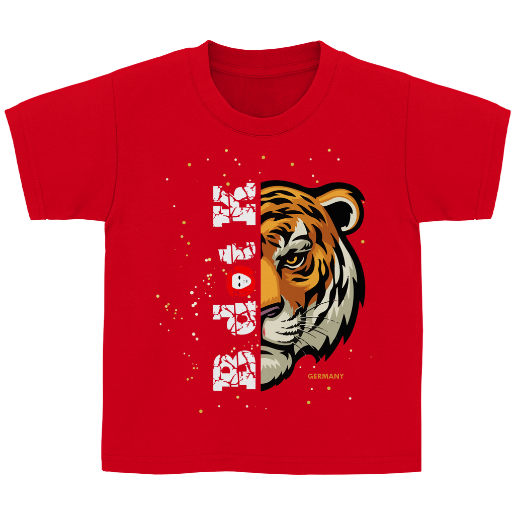 T-Shirt Kids - Tiger B dot K  / dark