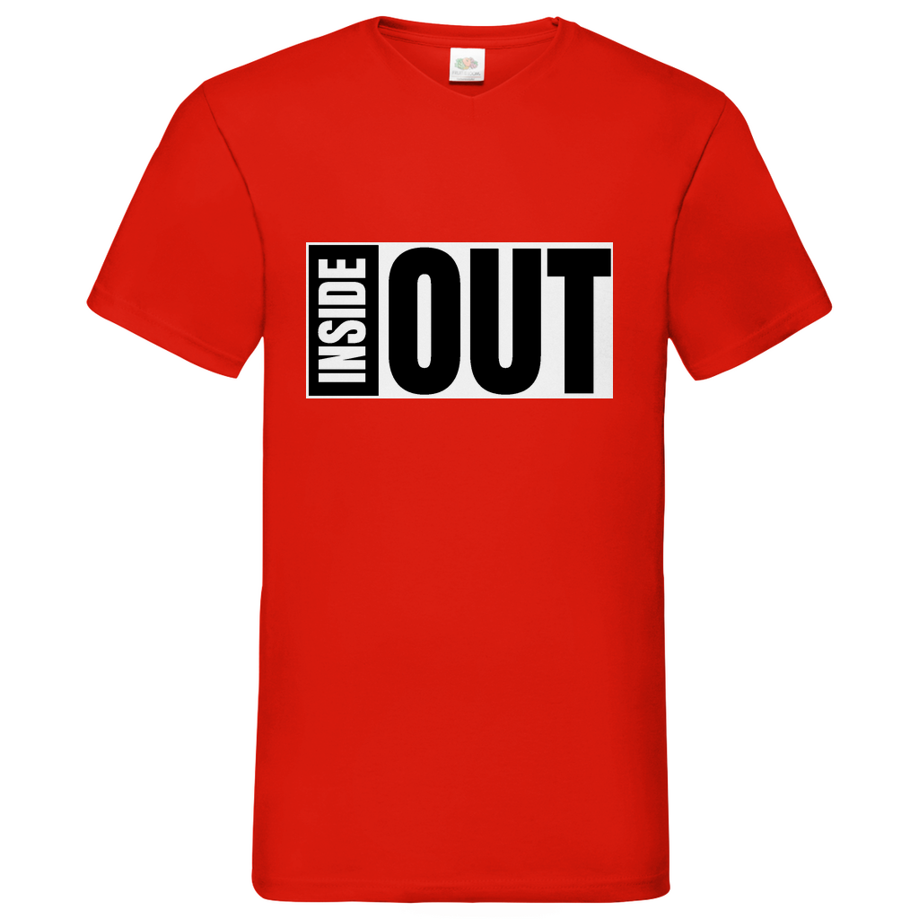 Inside Out - V-Neck T-Shirt - dark
