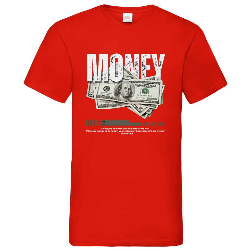 Money-Marly - V-Neck T-Shirt dark