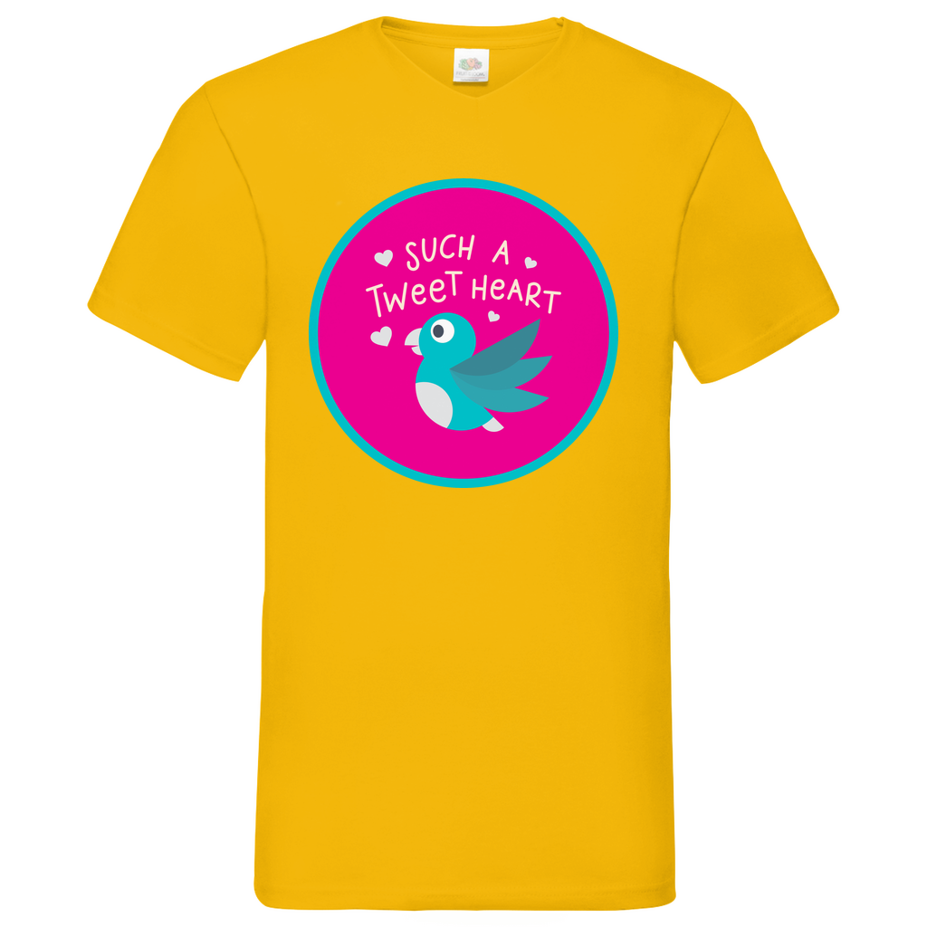 Tweet Herat - V-Neck T-Shirt