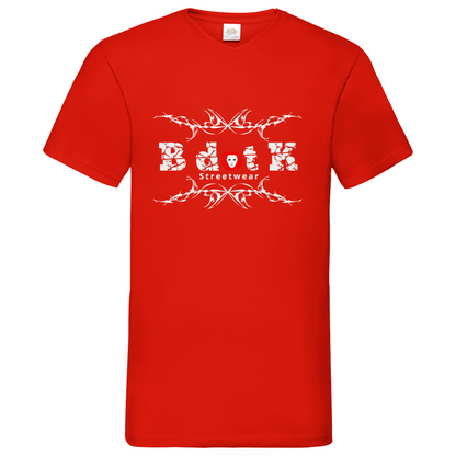 B dot K Streetware - V-Neck T-Shirt - dark