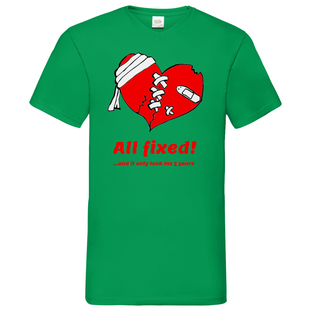 All fixed - V-Neck T-Shirt
