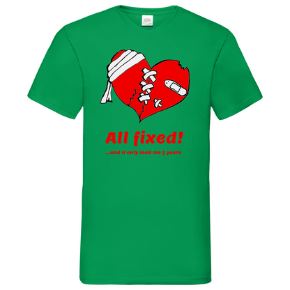 All fixed - V-Neck T-Shirt