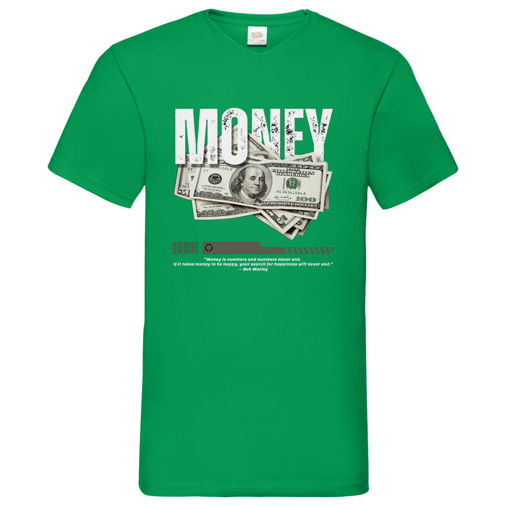 Money-Marly - V-Neck T-Shirt dark
