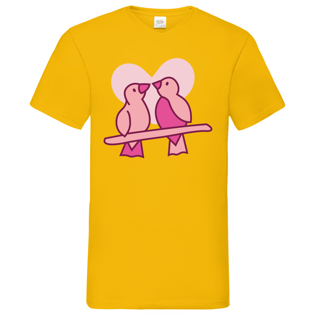 Couple Bird - V-Neck T-Shirt