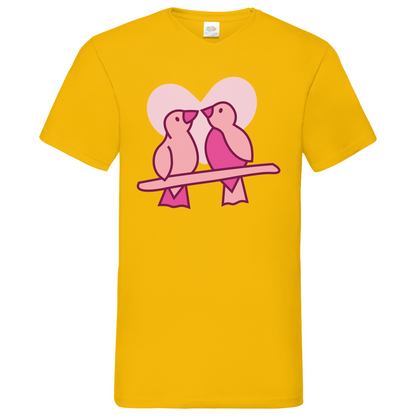 Couple Bird - V-Neck T-Shirt