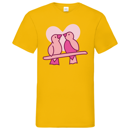 Couple Bird - V-Neck T-Shirt