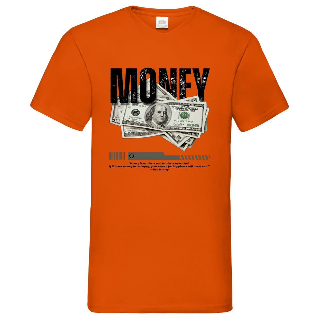 Money-Marly -  V-Neck T-Shirt bright