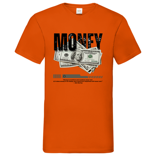 Money-Marly -  V-Neck T-Shirt bright