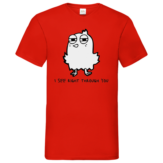 See you Bird - V-Neck T-Shirt - bright