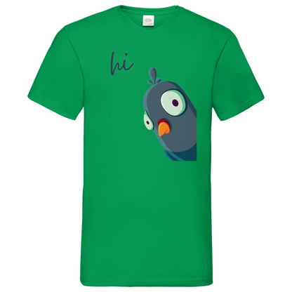 Hi Bird - V-Neck T-Shirt