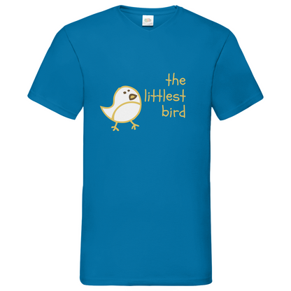 Littlest Bird- V-Neck T-Shirt - dark