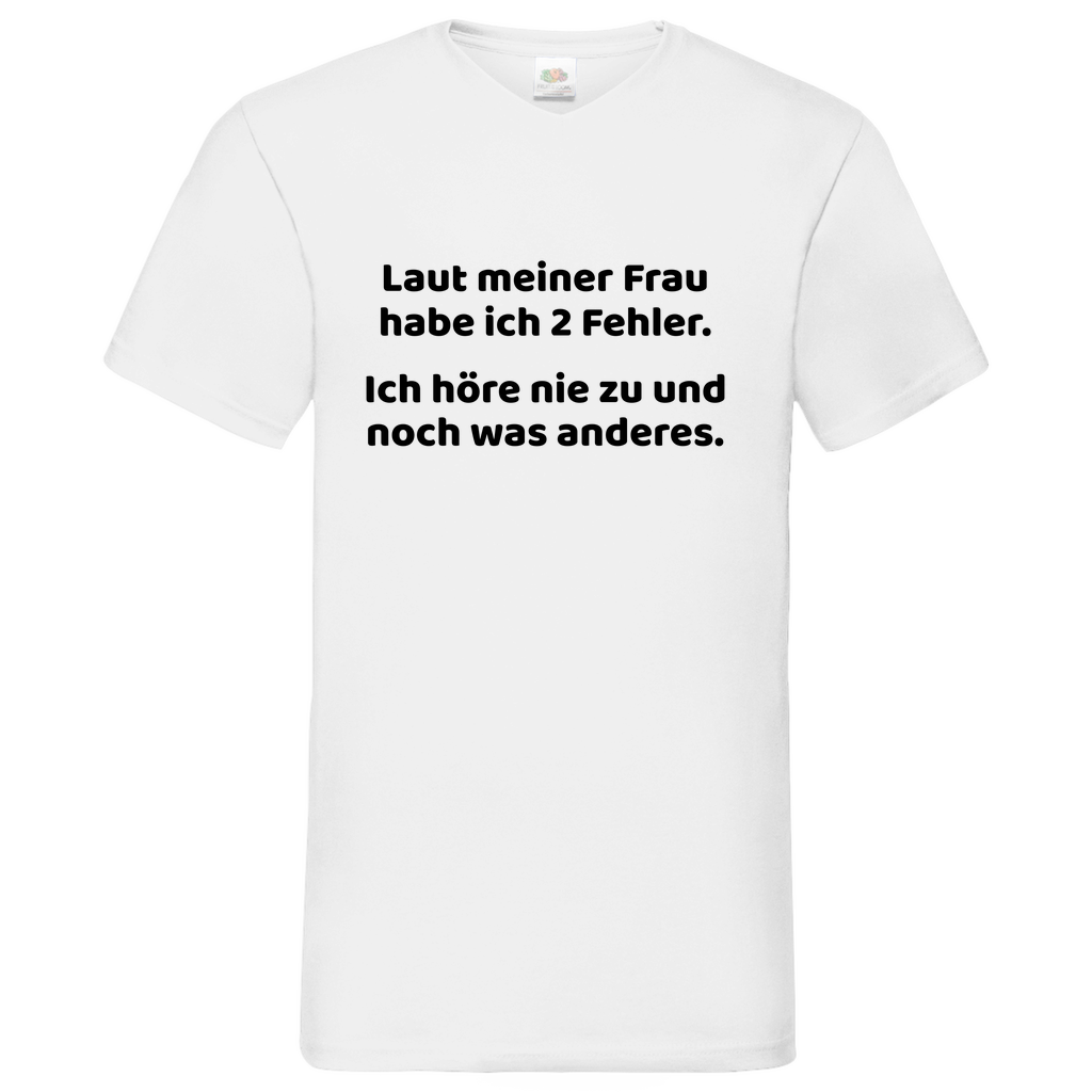 Fehler - V-Neck T-Shirt bright