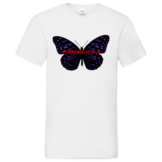 Freedom - V-Neck T-Shirt bright