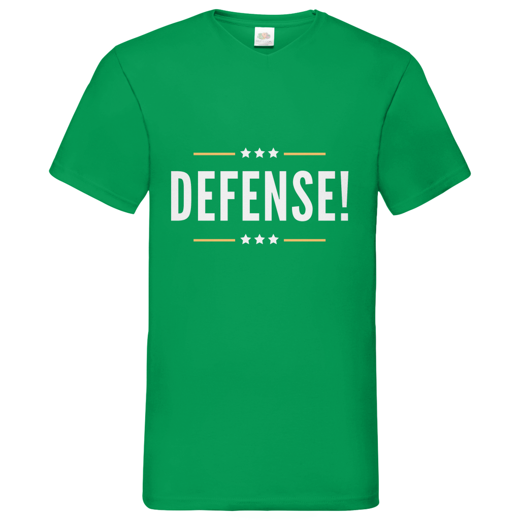 Defense - V-Neck T-Shirt dark
