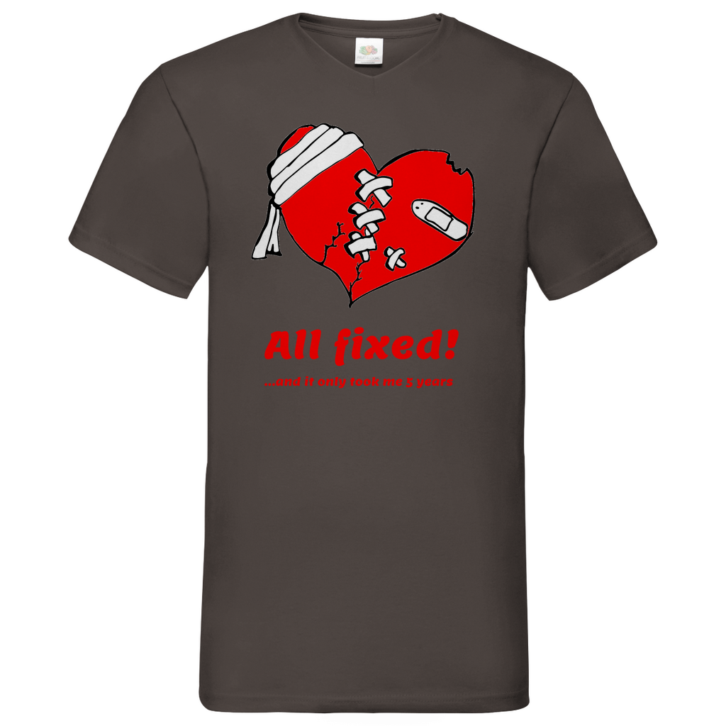 All fixed - V-Neck T-Shirt