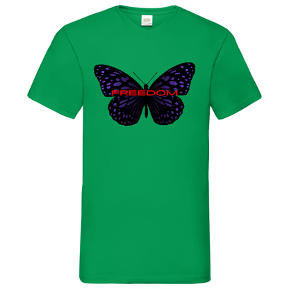 Freedom - V-Neck T-Shirt bright