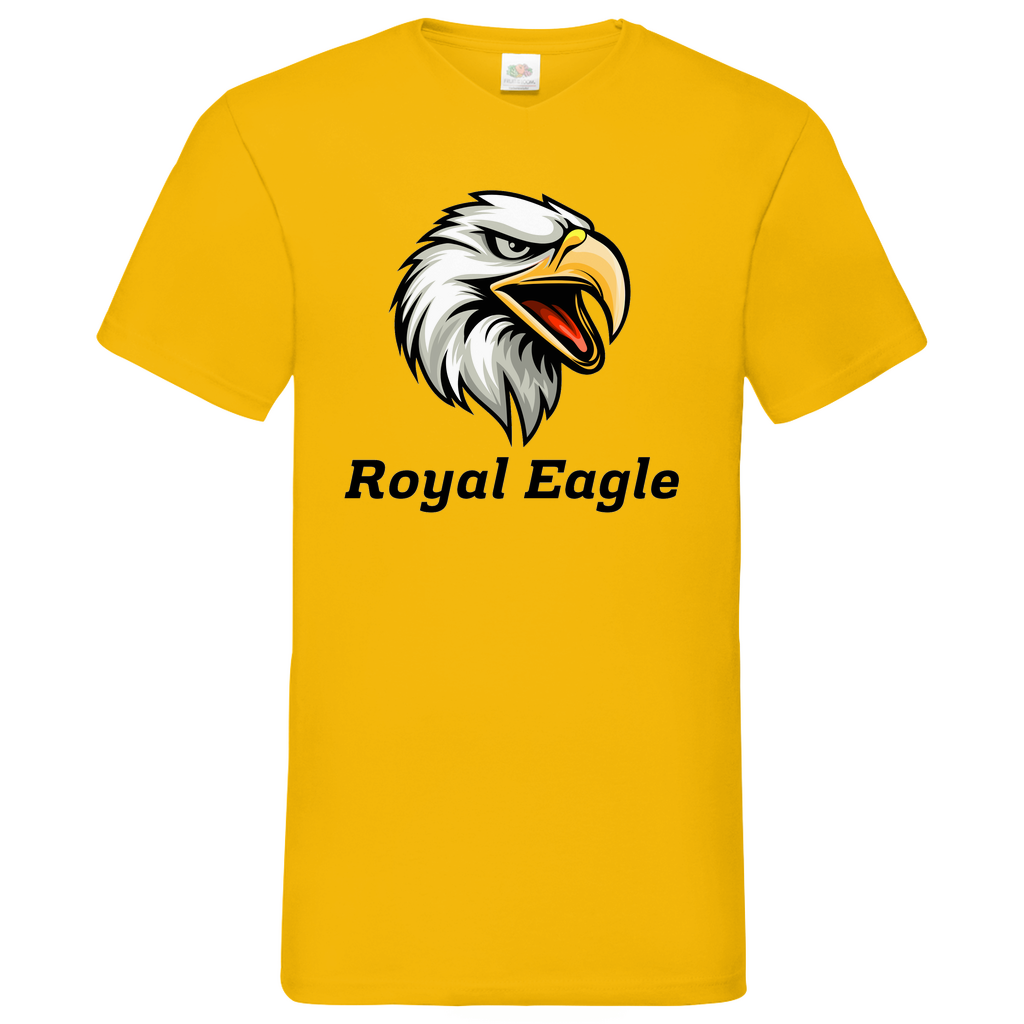 Eagle - V-Neck T-Shirt - bright