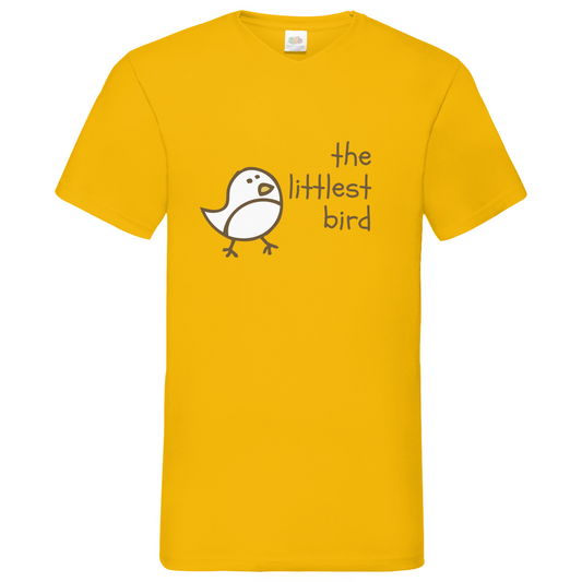 Littlest Bird- V-Neck T-Shirt - bright