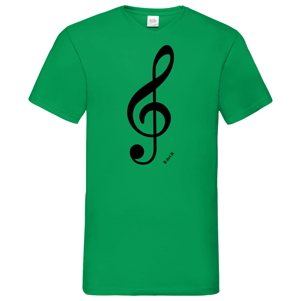 B dot K eco notekey - V-Neck T-Shirt bright