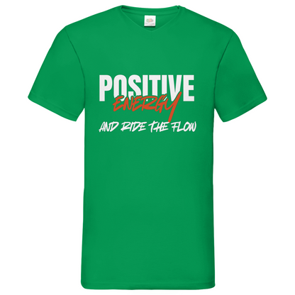 Positive Energy- V-Neck T-Shirt dark