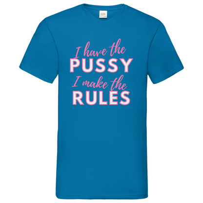 Pussy - V-Neck T-Shirt dark