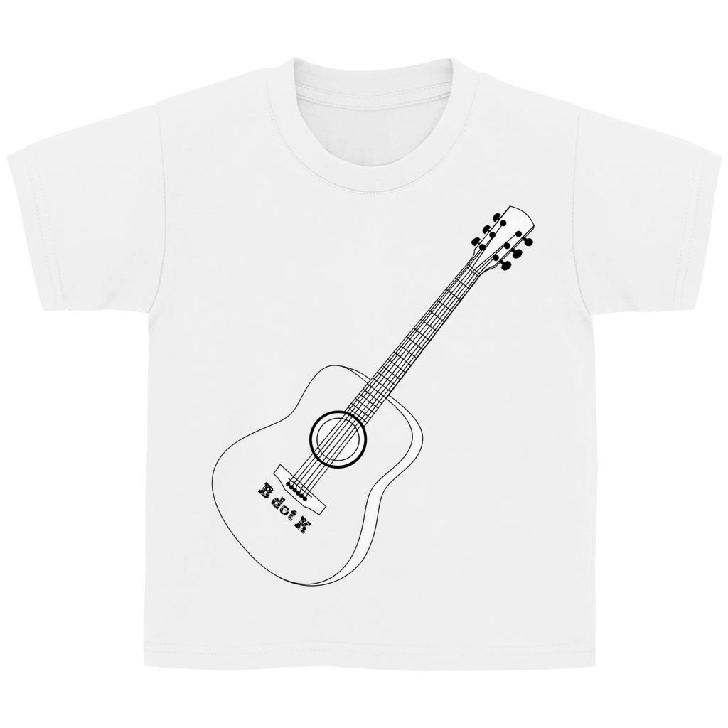 T-Shirt kids - Guitar B dot K  / bright