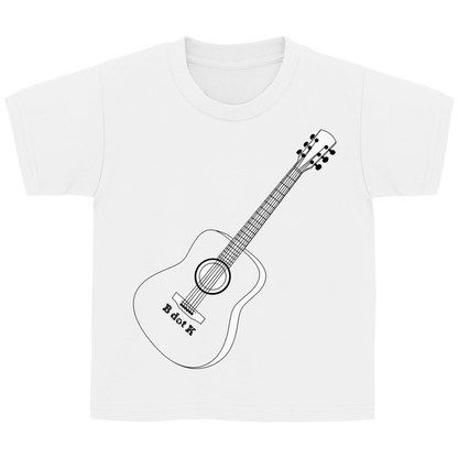 T-Shirt kids - Guitar B dot K  / bright