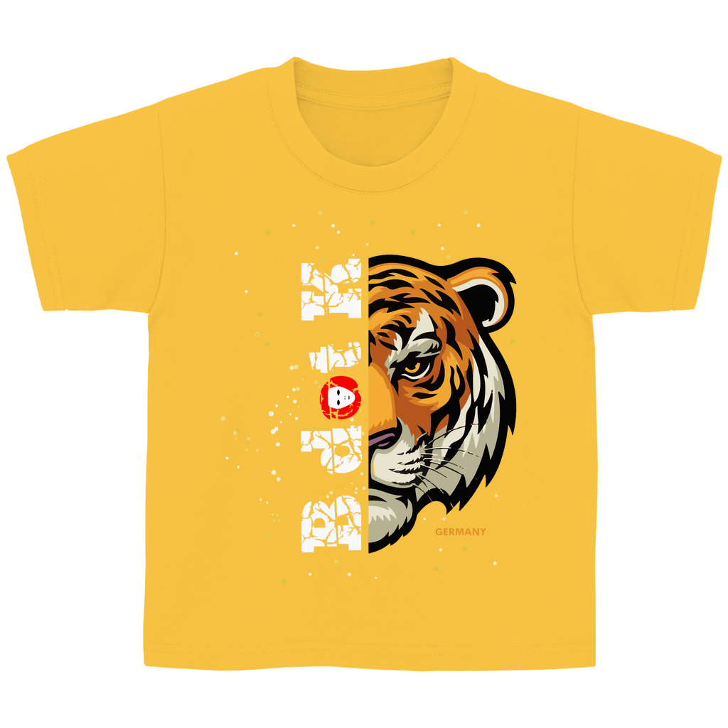 T-Shirt Kids - Tiger B dot K  / dark
