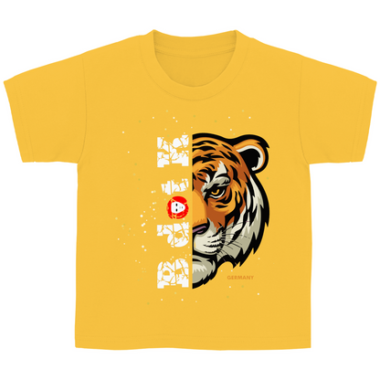 T-Shirt Kids - Tiger B dot K  / dark