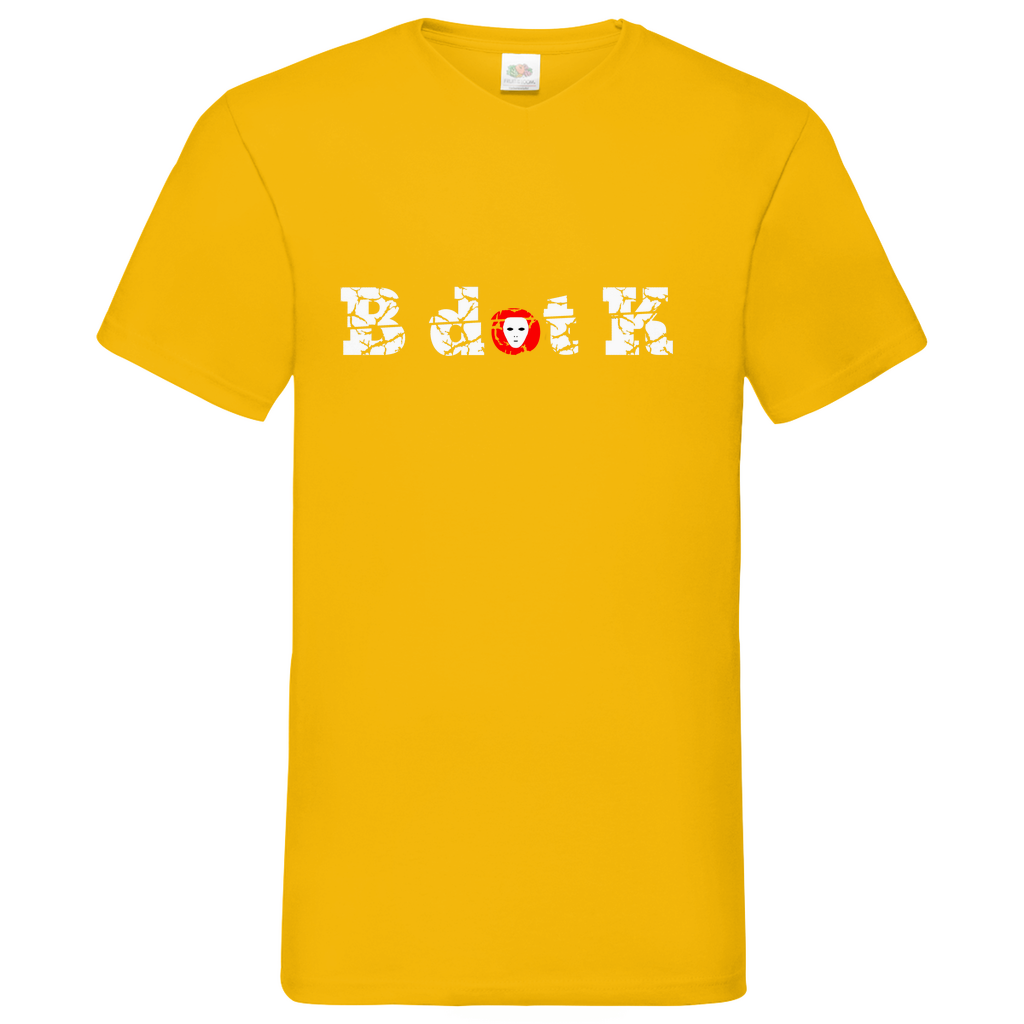 B dot K eco - Basic V-Neck T-Shirt dark