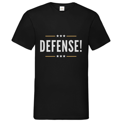 Defense - V-Neck T-Shirt dark