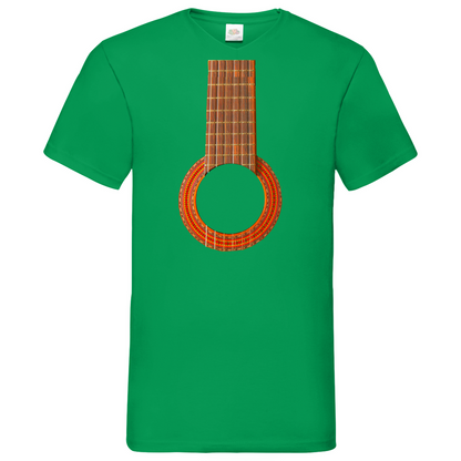 Guitar - V-Neck T-Shirt bright