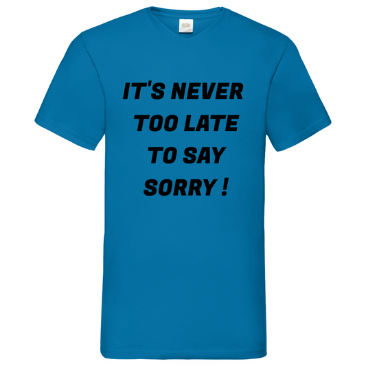 Sorry - V-Neck T-Shirt bright