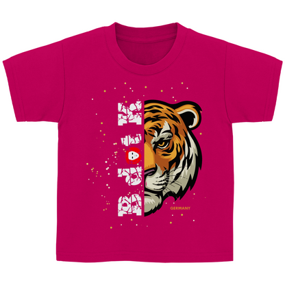 T-Shirt Kids - Tiger B dot K  / dark