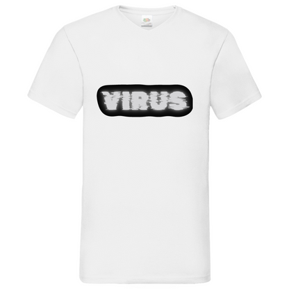 Virus - V-Neck T-Shirt - dark
