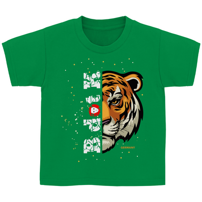 T-Shirt Kids - Tiger B dot K  / dark