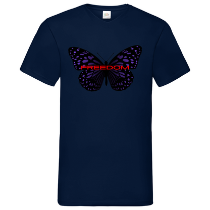 Freedom - V-Neck T-Shirt bright